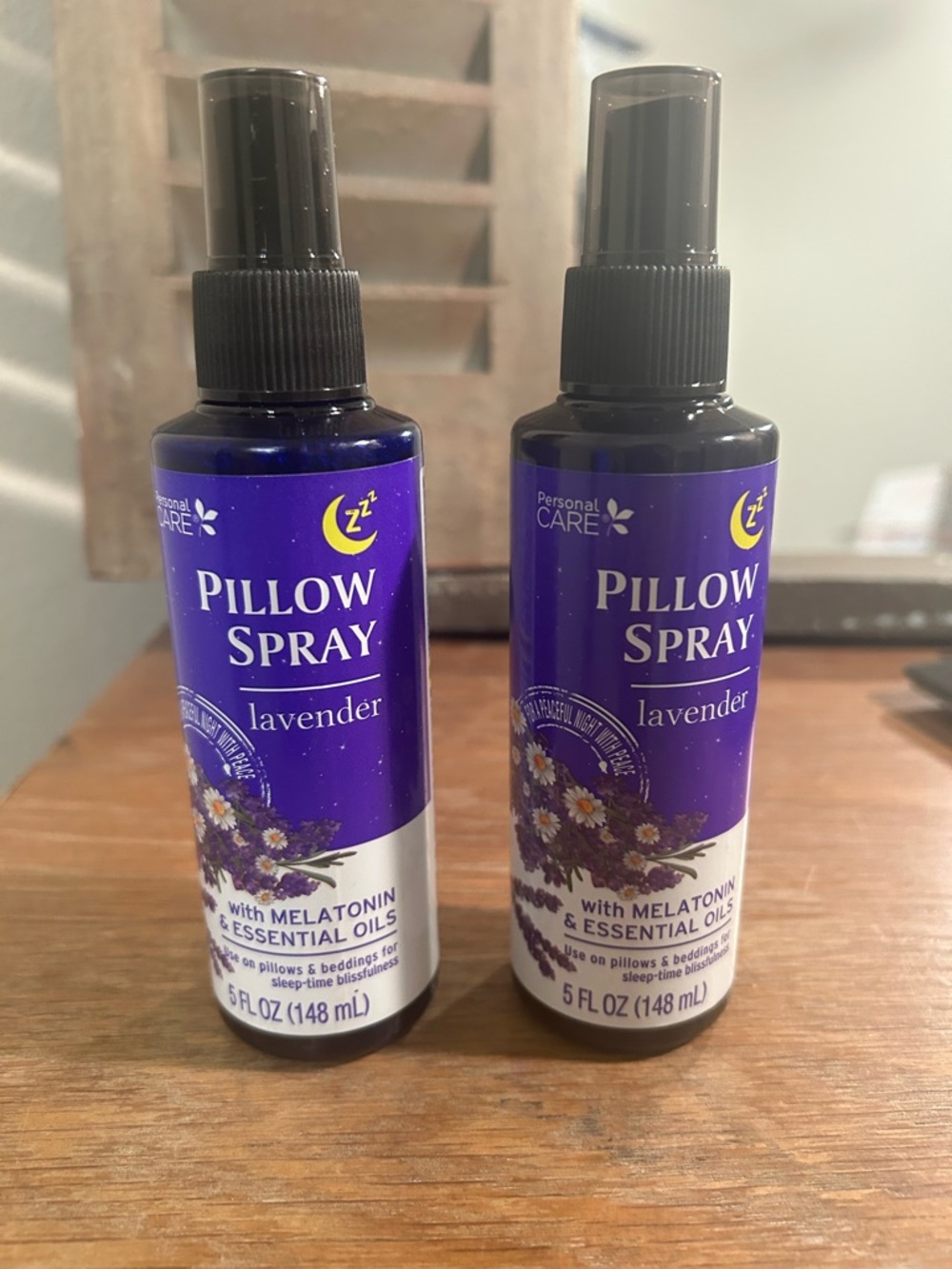 Personal Care Lavender Pillow Spray with Melatonin & Essential Oils-lot of 2